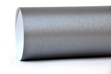 Q258 Gebrstete-Designfolie, Stahl dunkel, metallic: 153 cm x 10