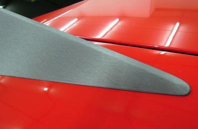 Q257 Gebrstete Designfolie, Titanium metallic: 153 cm x 100 cm