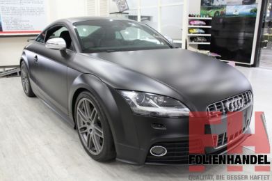 Q555 Matt schwarz Folie: 153 cm x 100 cm